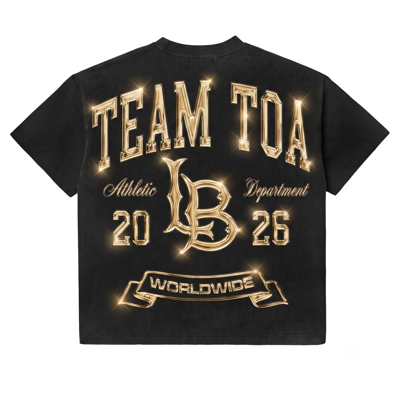 TOA Gold Crest Tee, Black